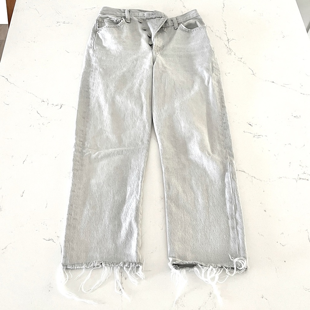 Agolde Criss Cross Jeans Gray Size 24